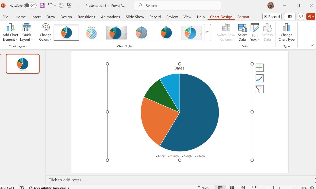 modify chart look