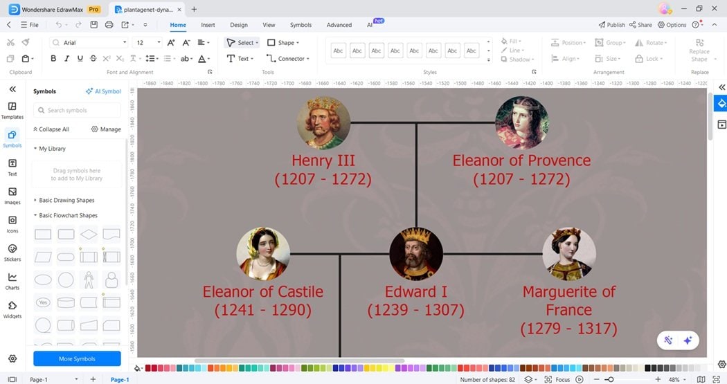 Adding-members-and-connections-in-EdrawMax