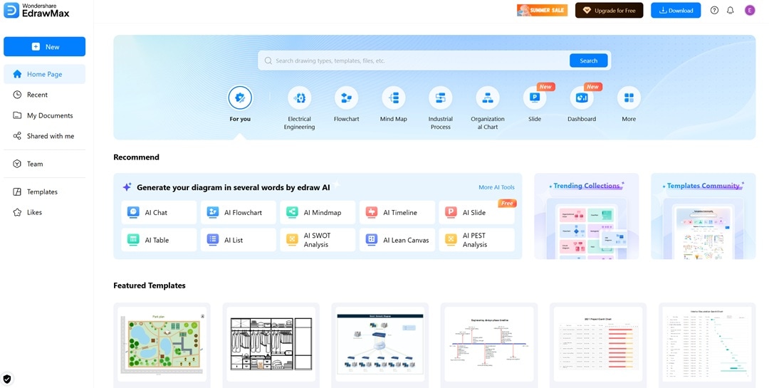 EdrawMax-Online-Interface