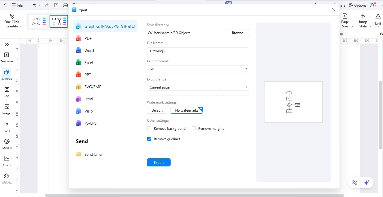 apply animations flowchart