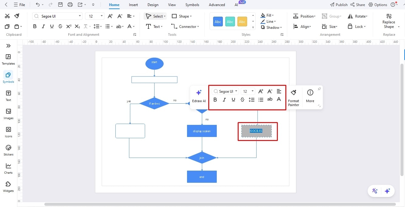 create a programming flowchart