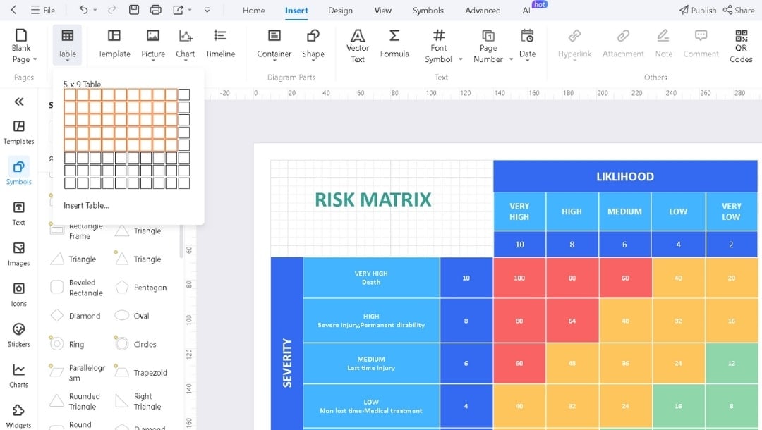 add risk data to register