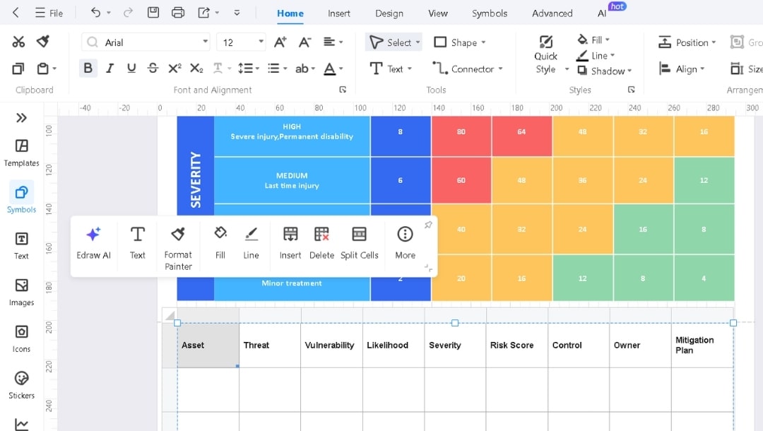 add risk data to register