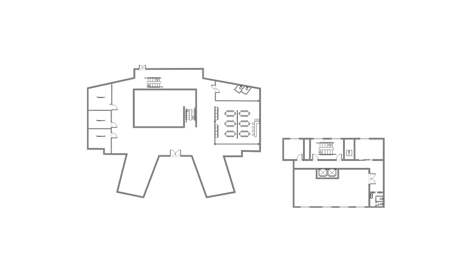 school layout template on EdrawMax