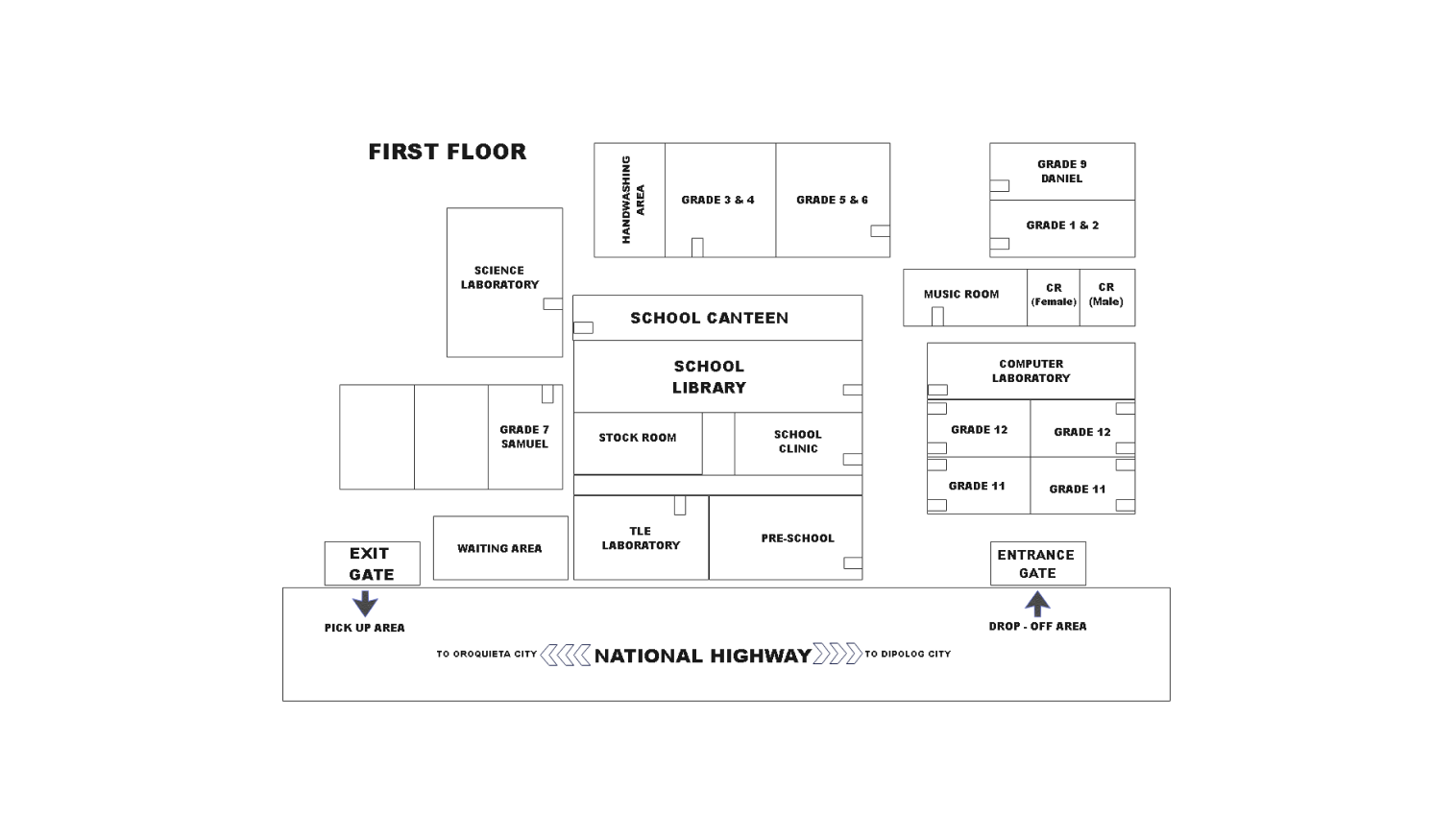 school layout template on EdrawMax