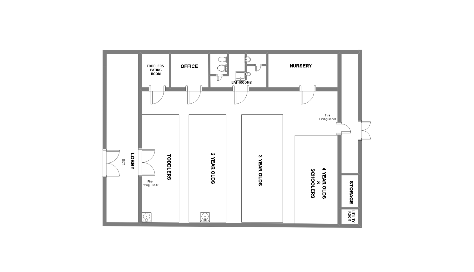 school layout template on EdrawMax