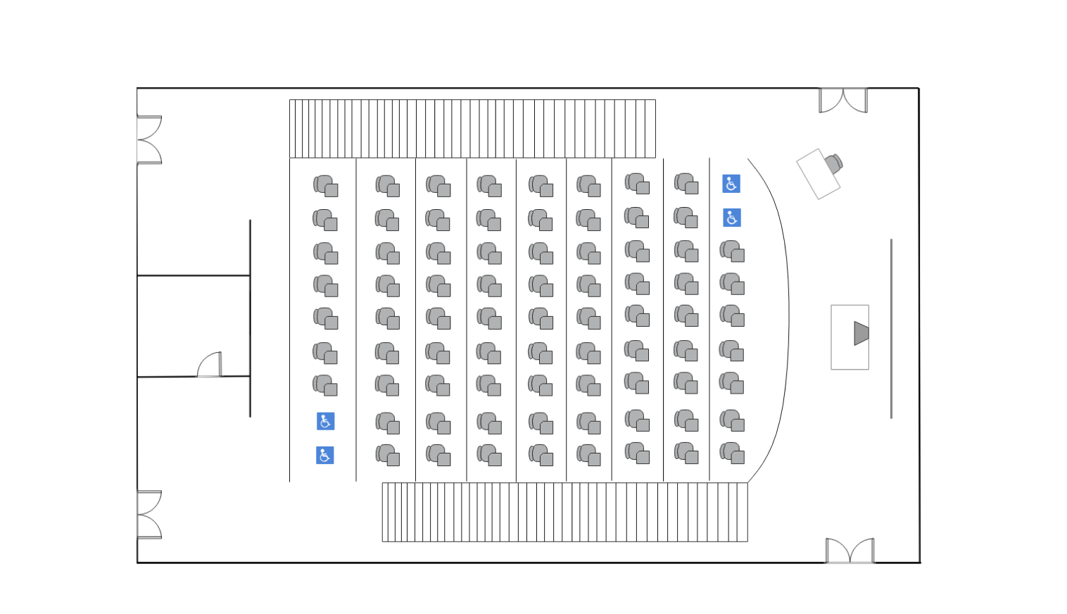 seating chart template on EdrawMax