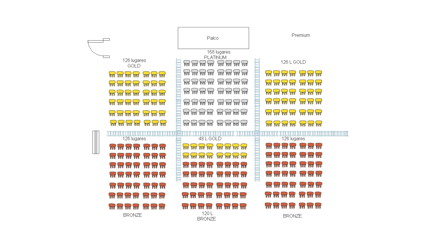 seating chart template on EdrawMax