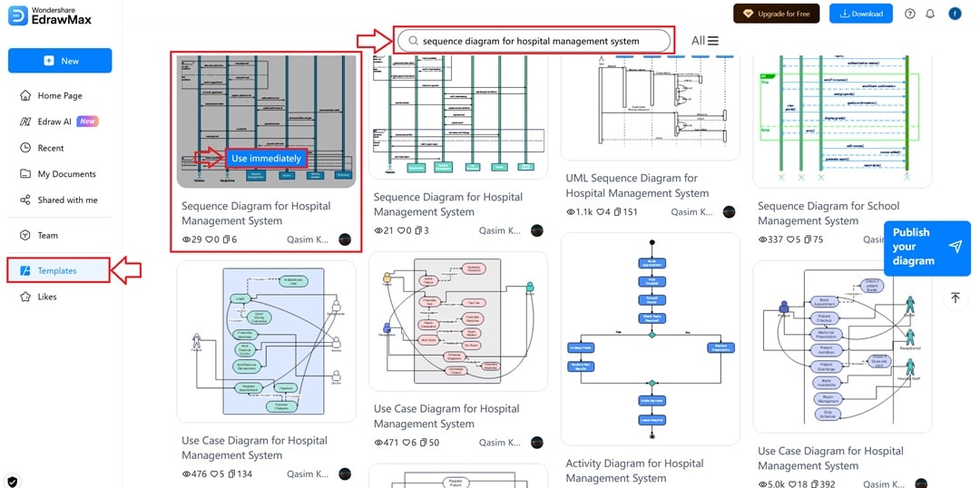 sequence-diagram-templates