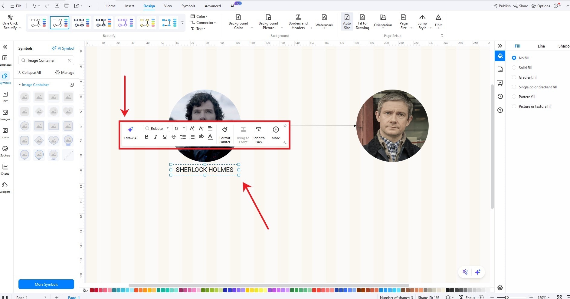 add and customize text