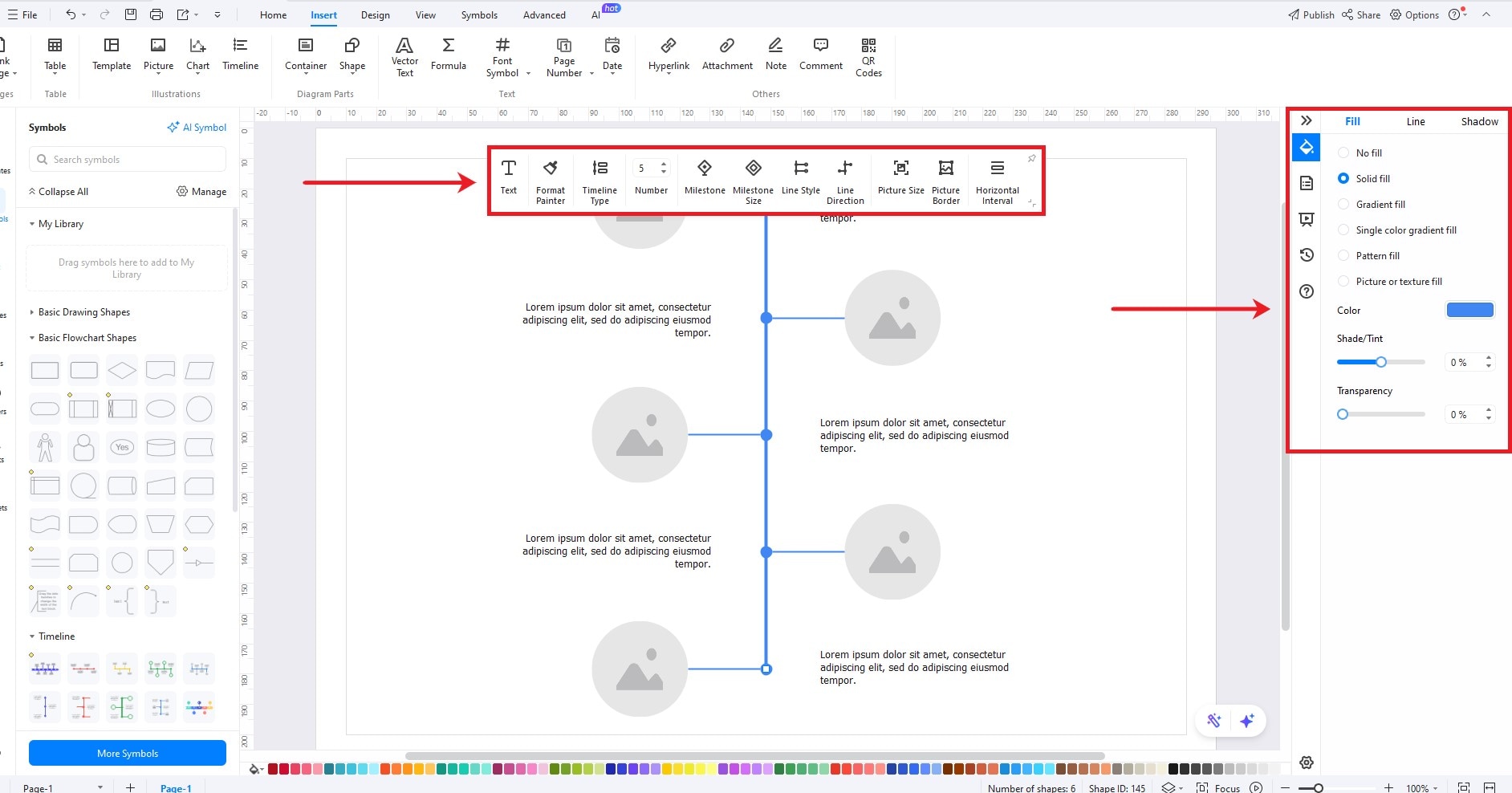 customize-timeline