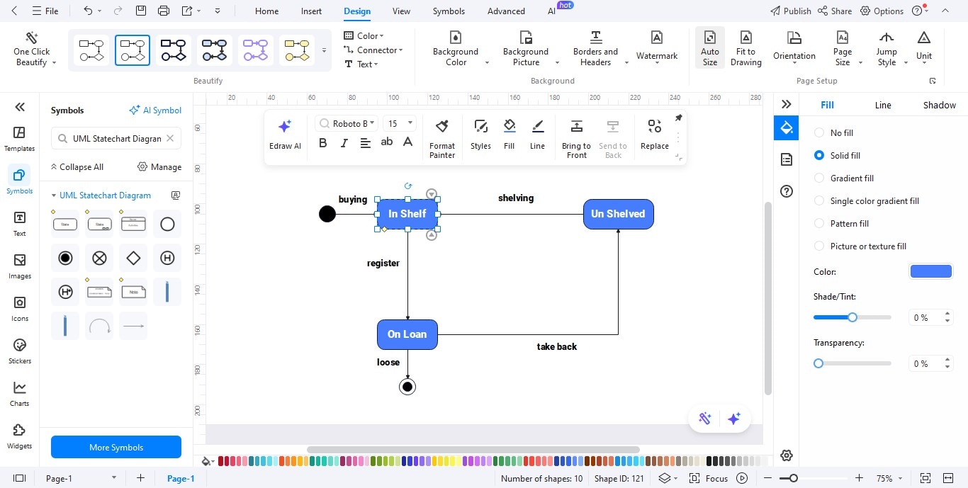 state-diagram-library-system-state-chart-step-5