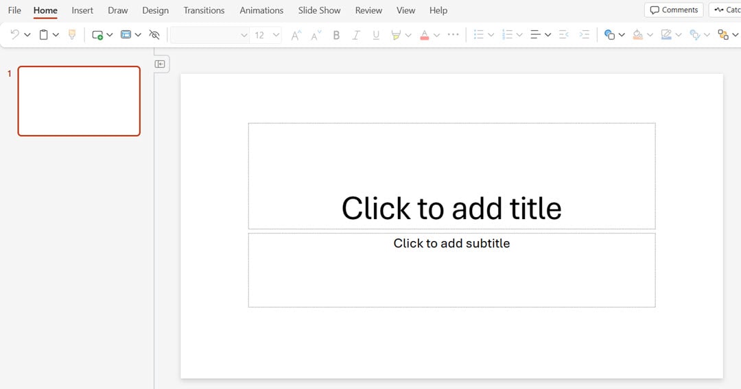 Add new slide to powerpoint