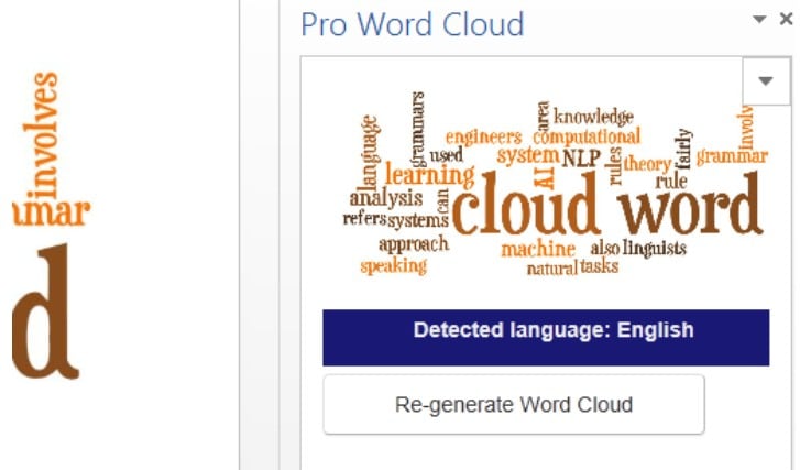 pro word cloud main window