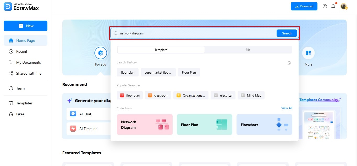 search-template