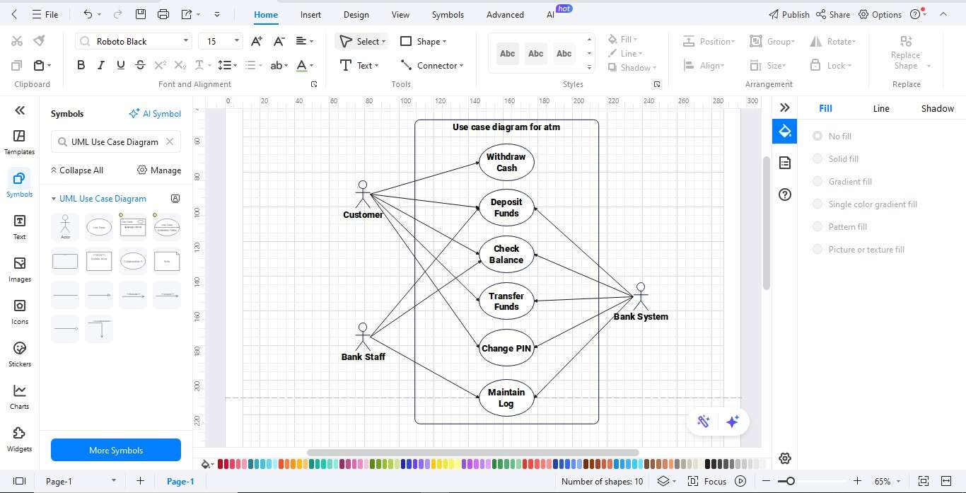 ATM Use Case step 4 - define use cases