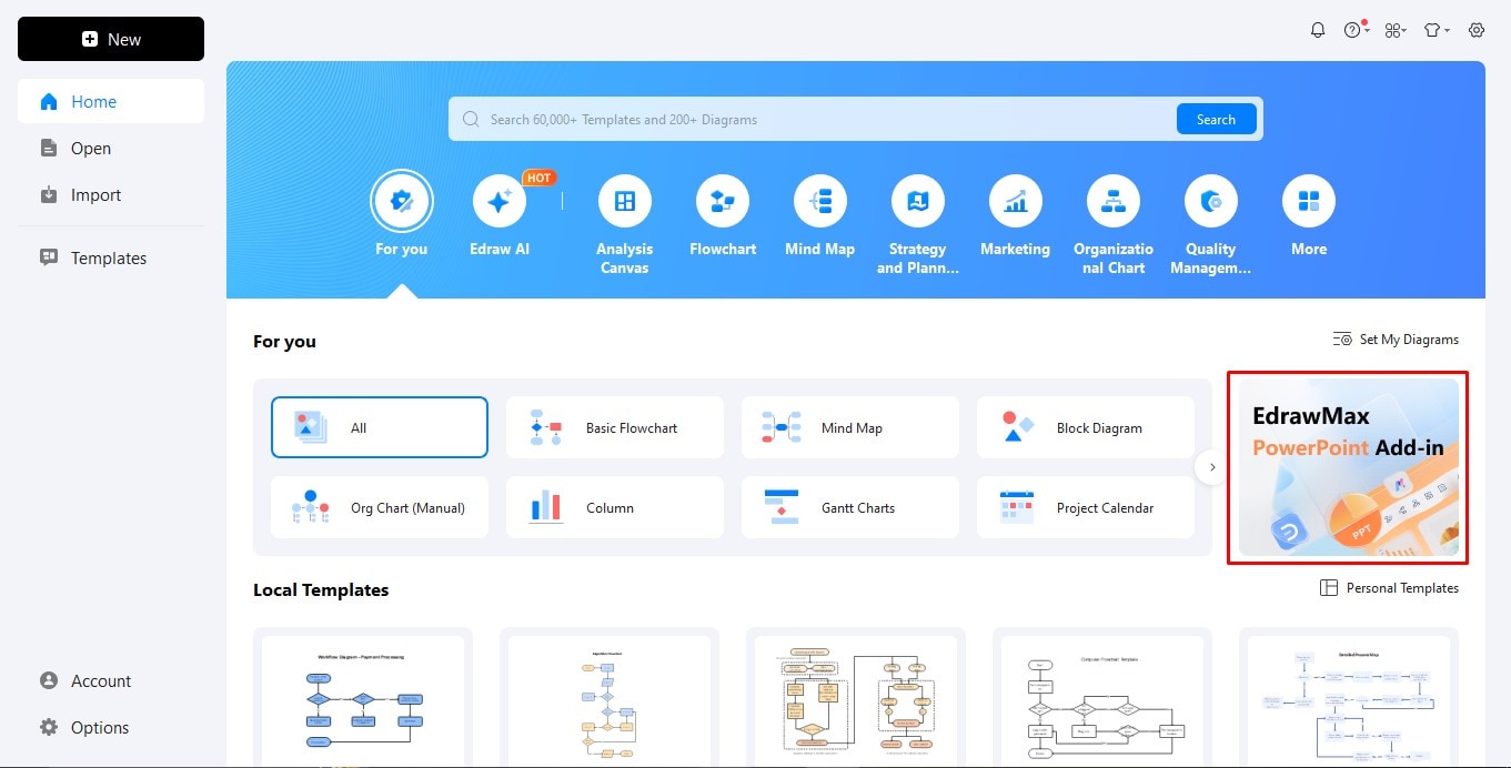 launch edrawmax app