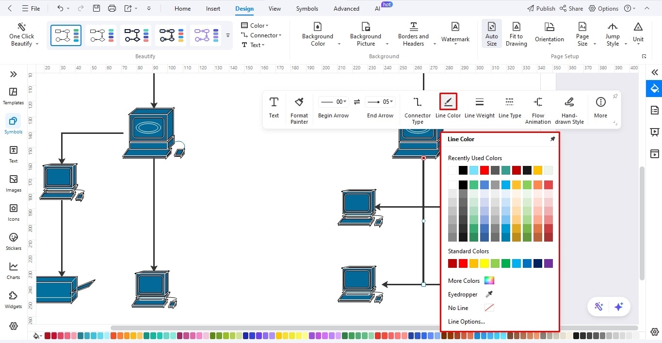 color-code-connectors-edrawmax