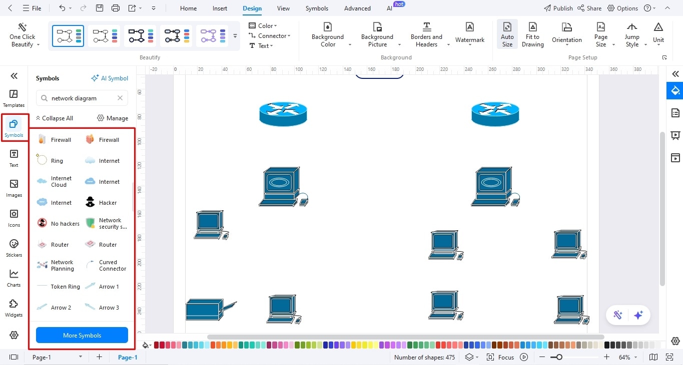add-symbols-to-wan-diagram-edrawmax