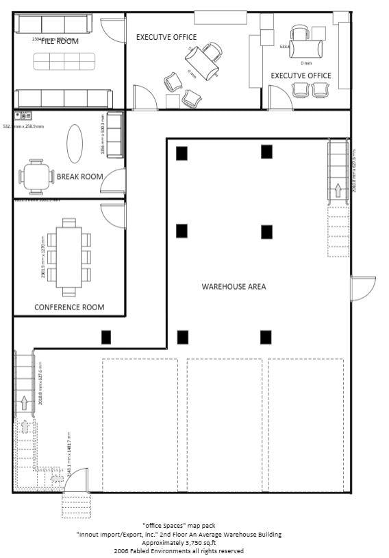 warehouse floor plan