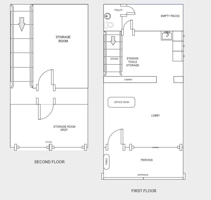 warehouse floor plan