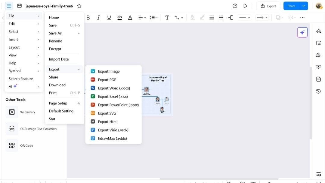 Exporting-and-sharing-a-family-tree-from-EdrawMax