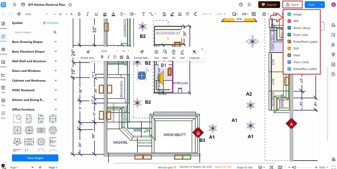 export-wire-export wiring plan