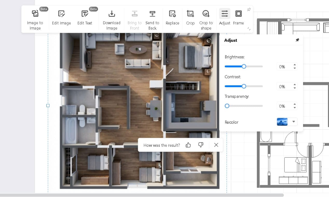 3D floor plan-AI-generated output