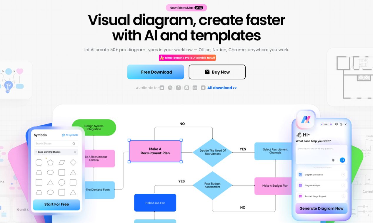 EdrawMax-Homepage Interface