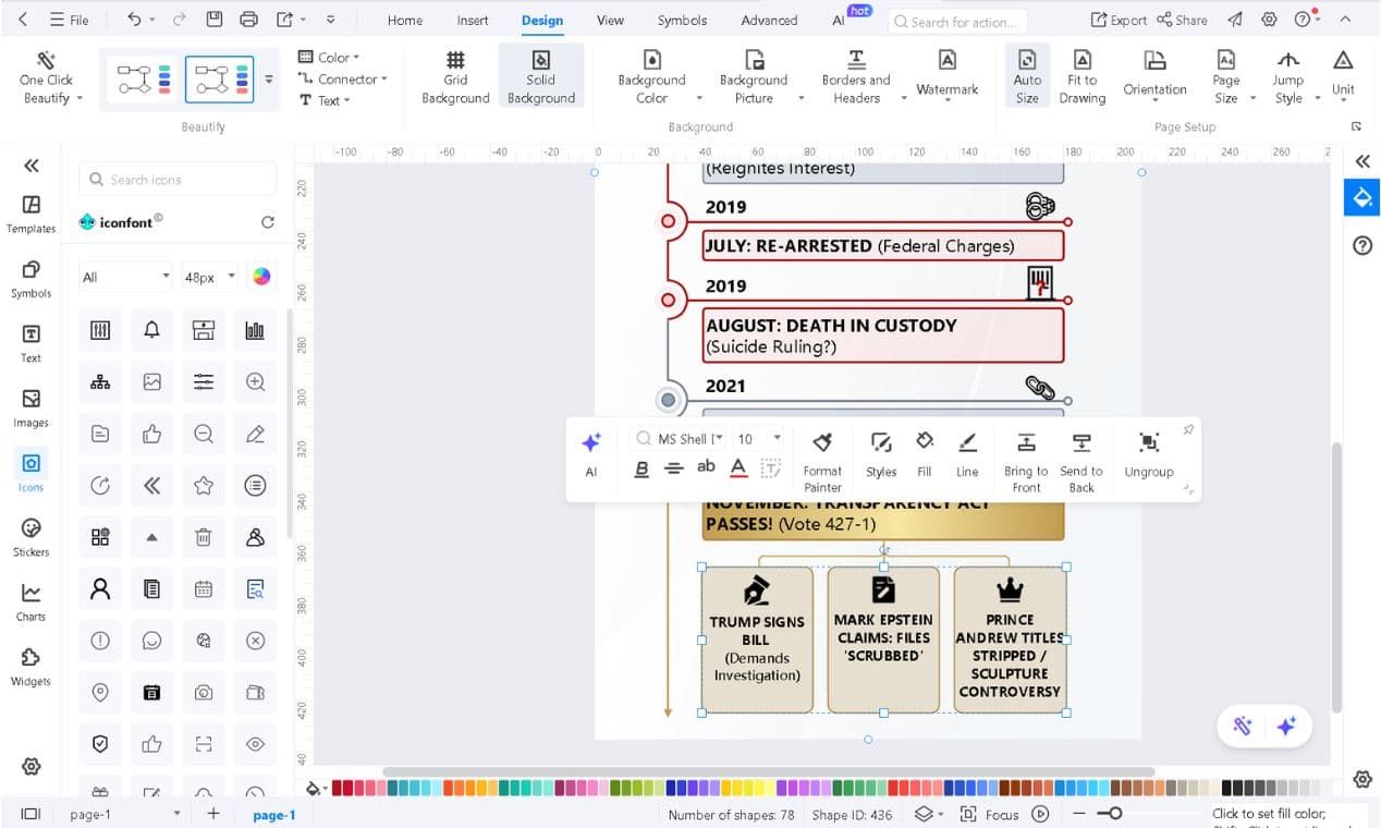 Timeline-Customization Design