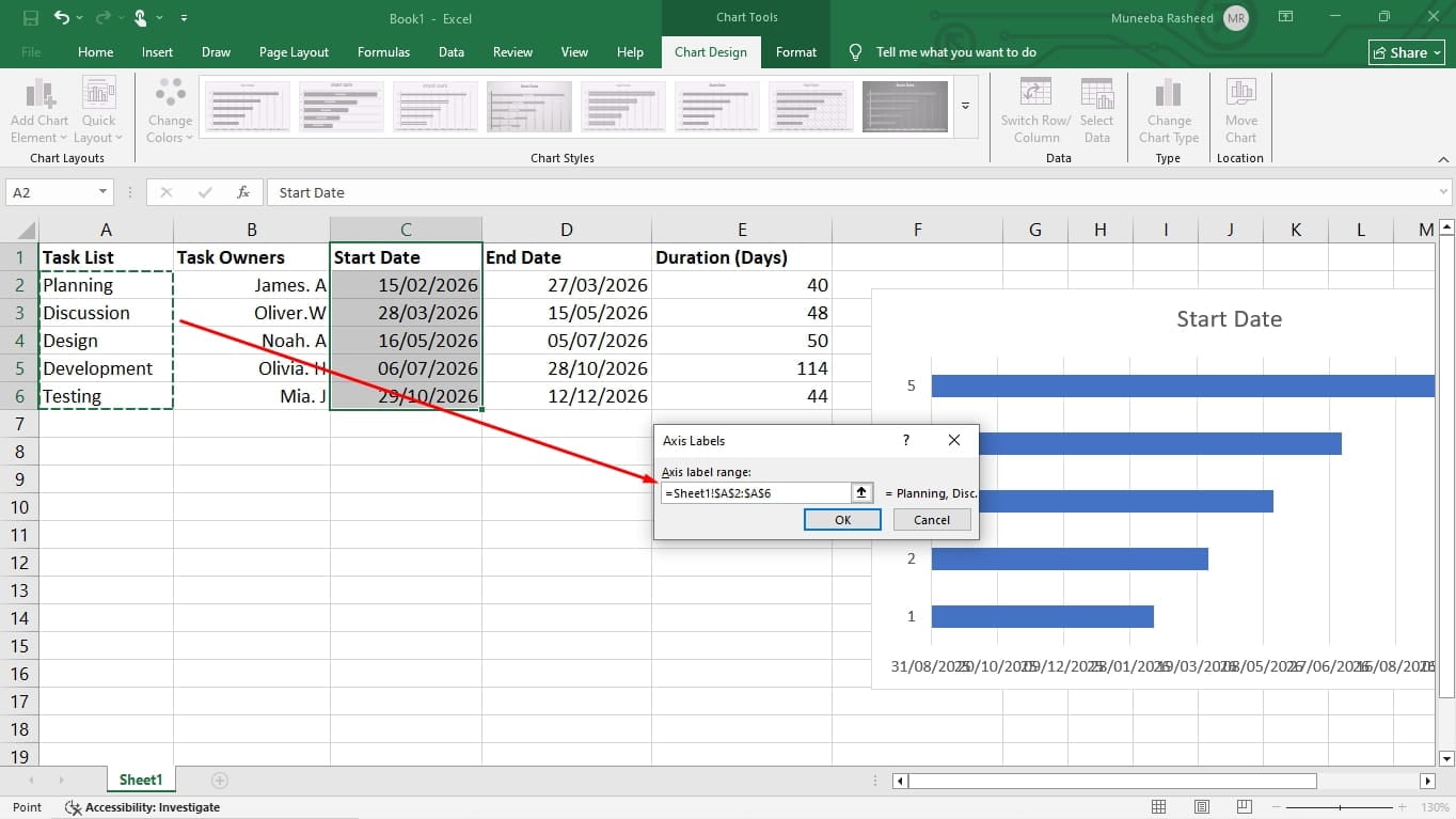 gantt chart in excel guide