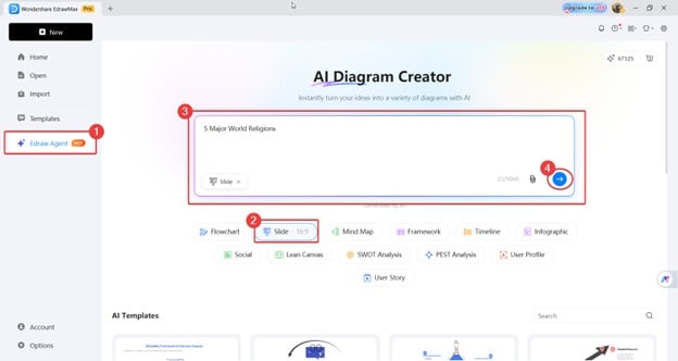 edrawmax homepage diagram creator