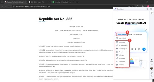 edrawmax diagram types