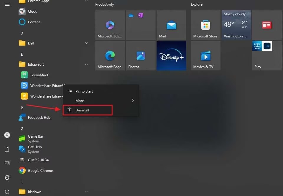 edrawsoft uninstall