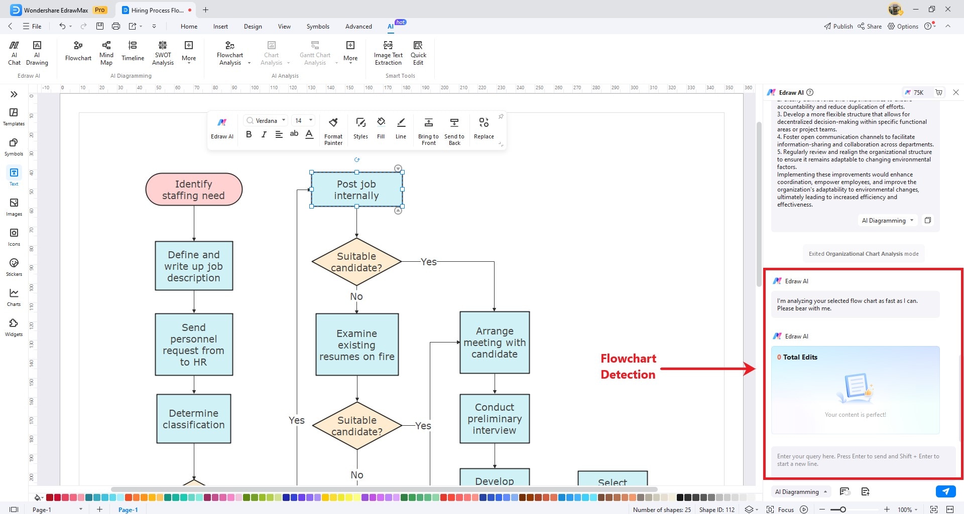 flowchart detection