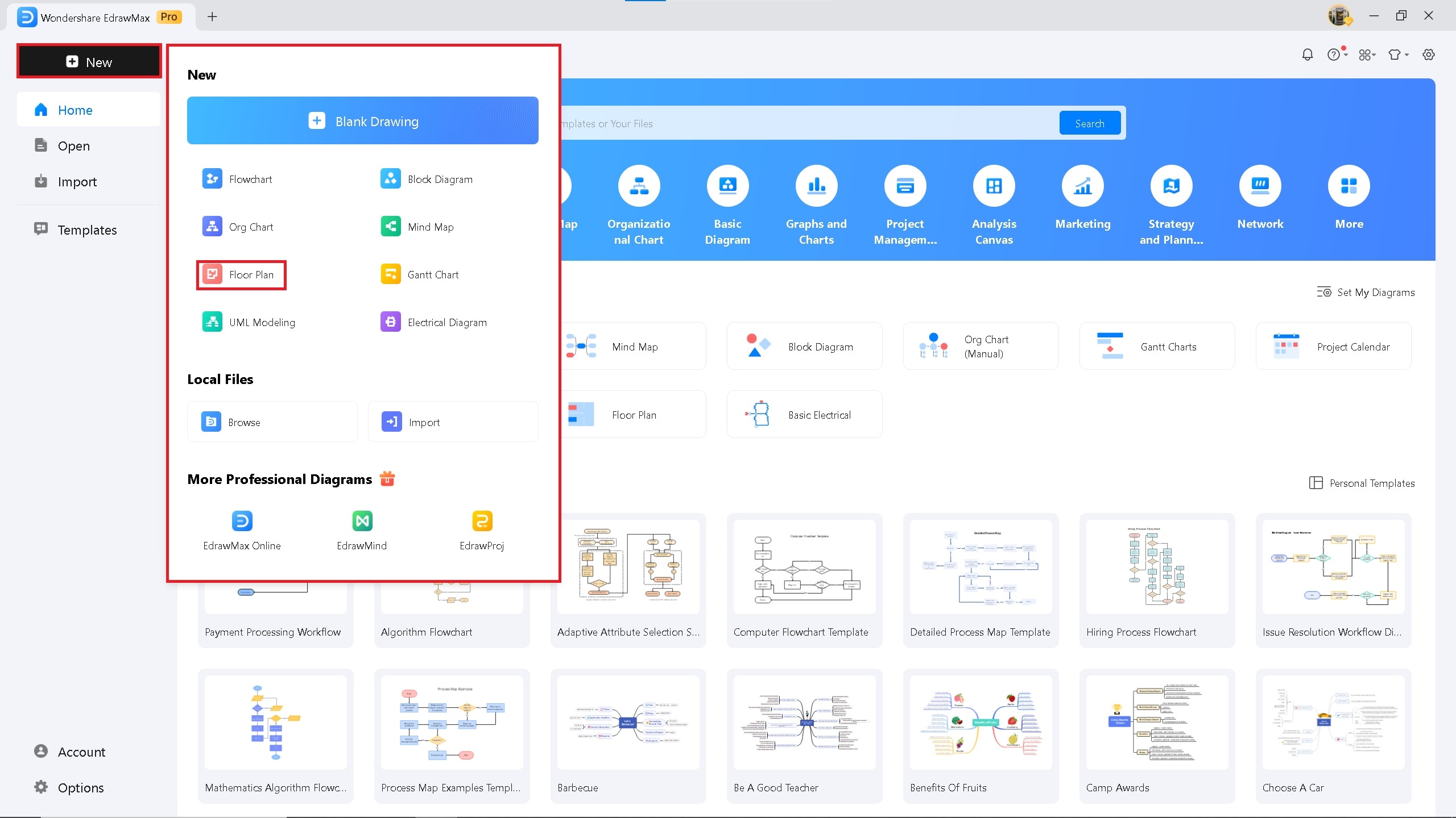 new button on EdrawMax