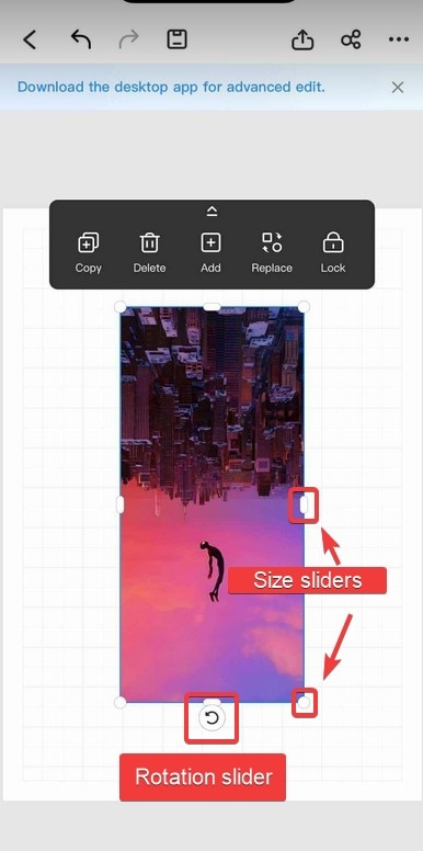 floating toolbar