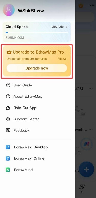 user page