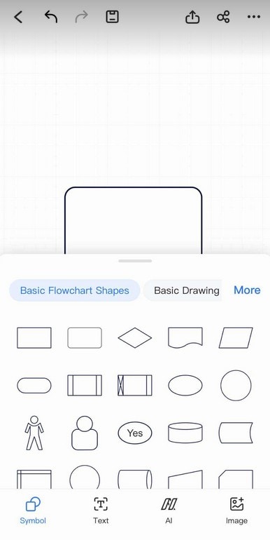 symbol selection
