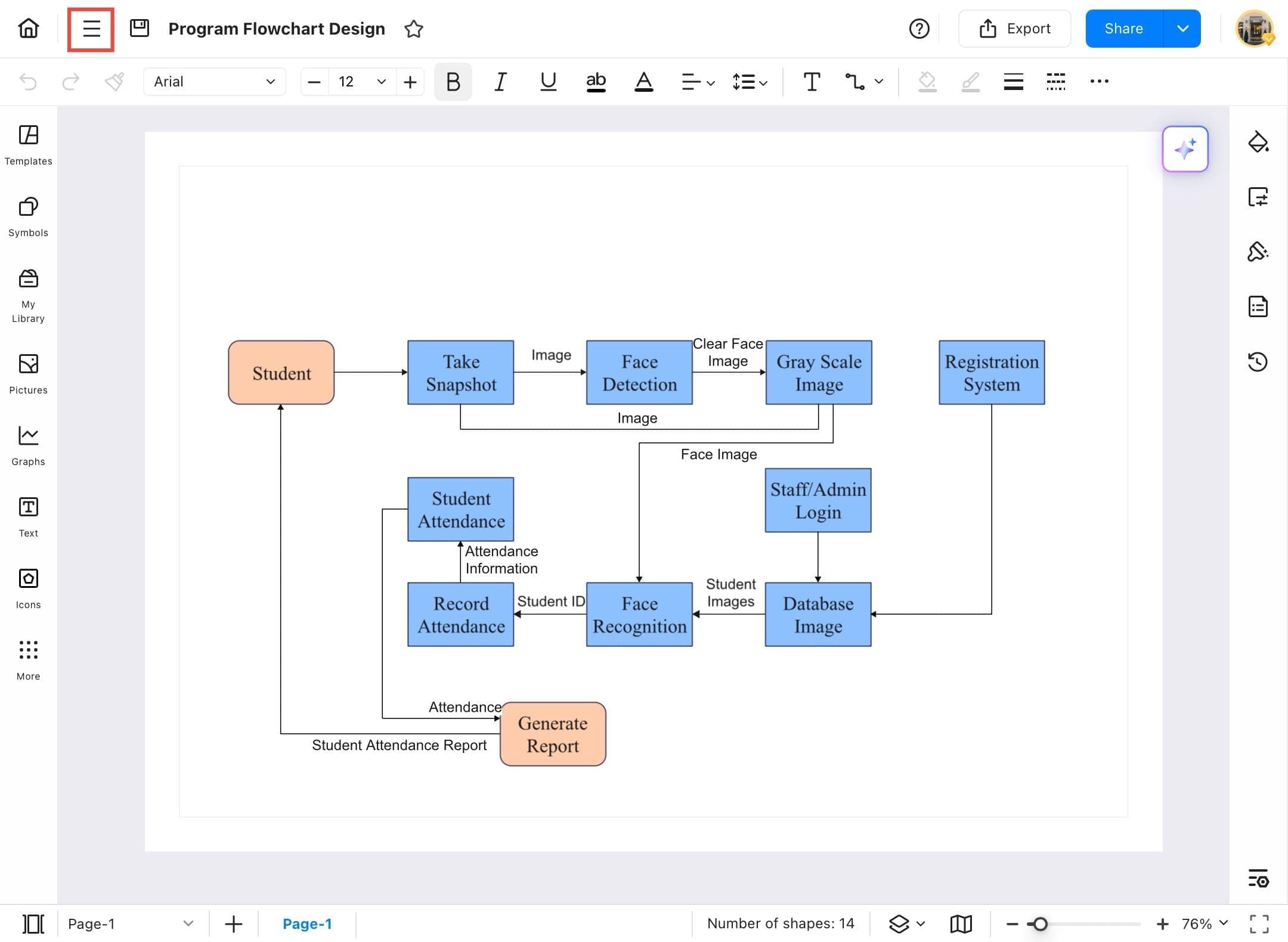 edrawmax flowchart design