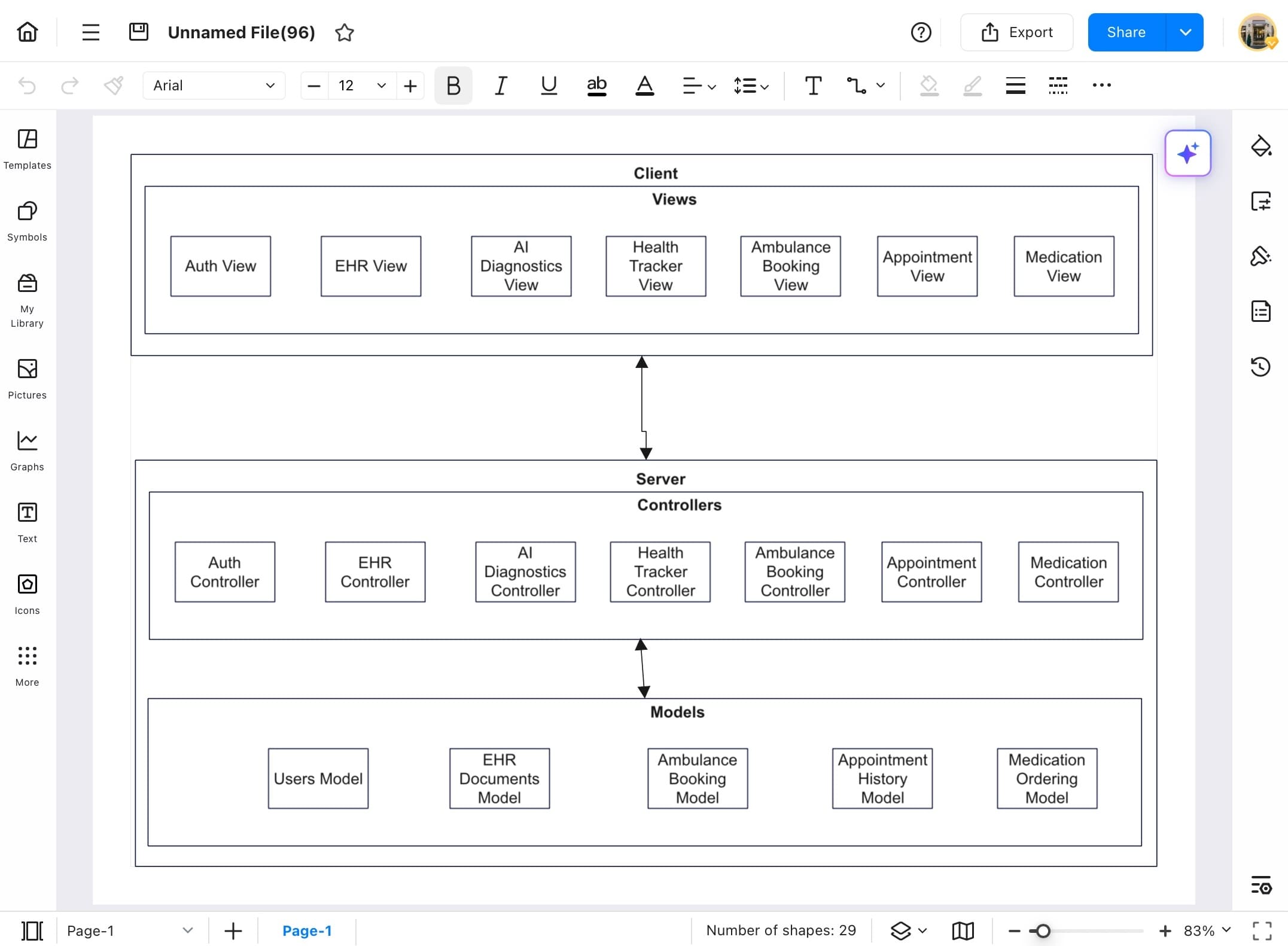 edrawmax canvas page view