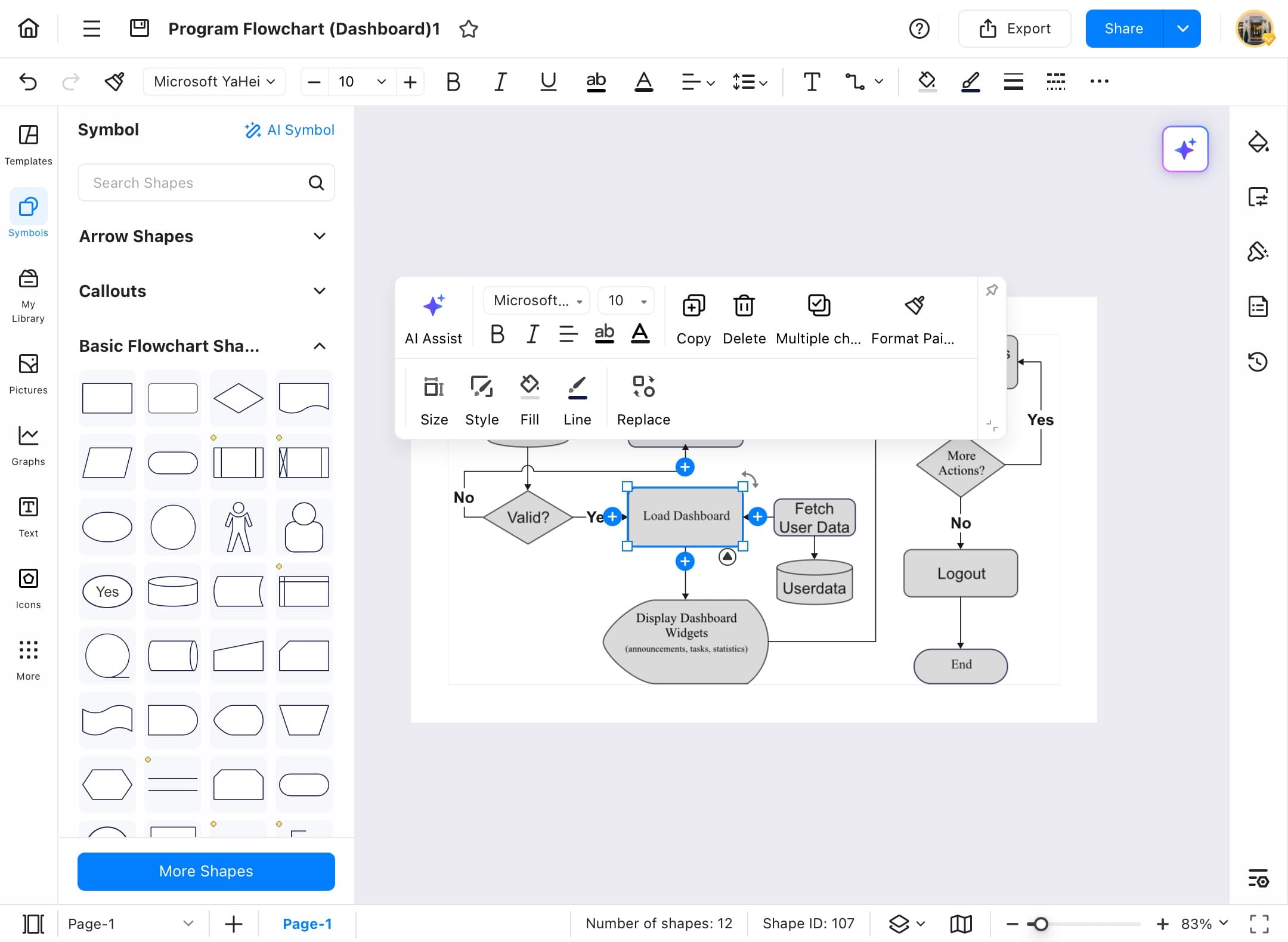 edrawmax shape unlocked