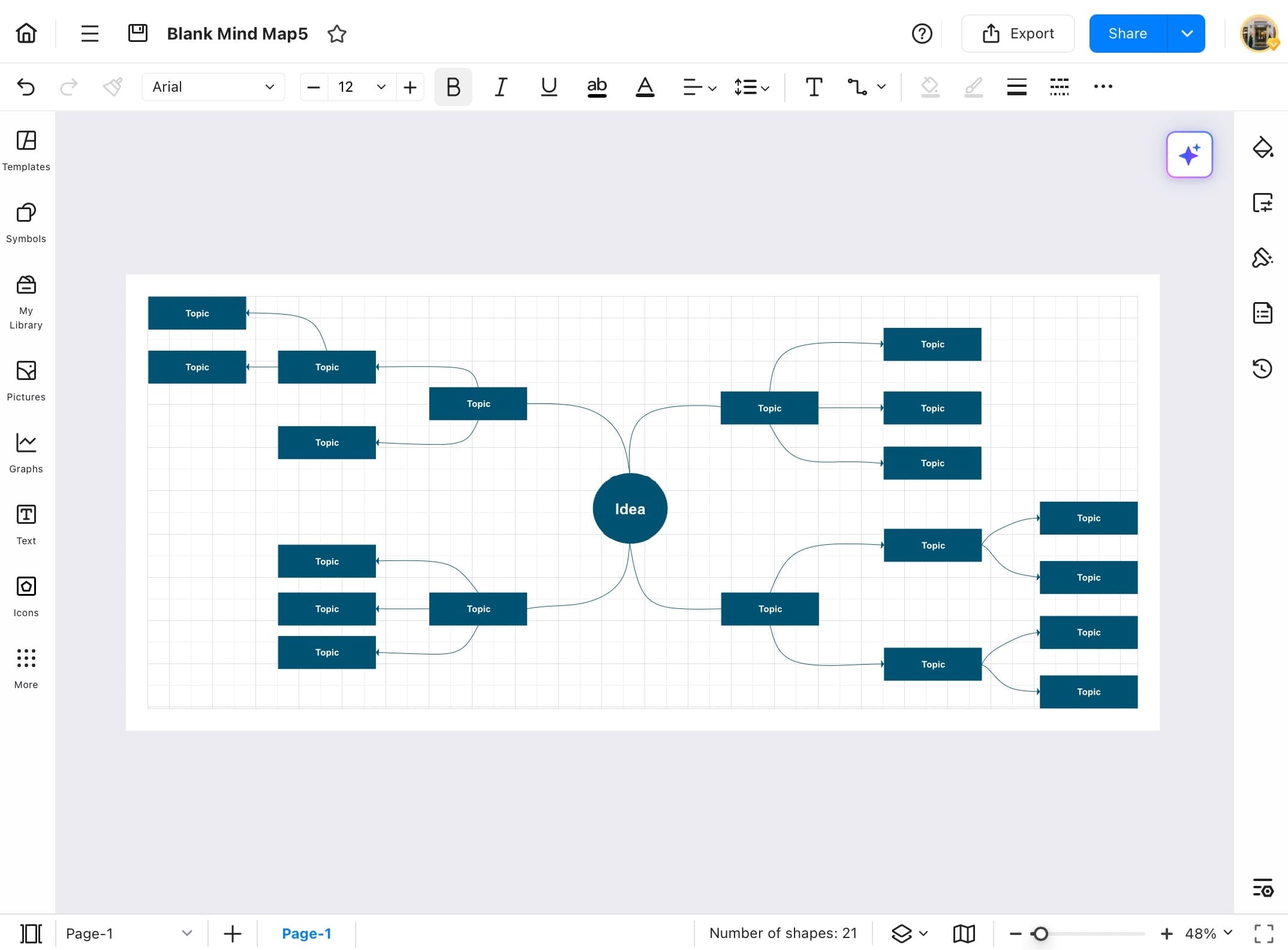 edrawmax diagram result