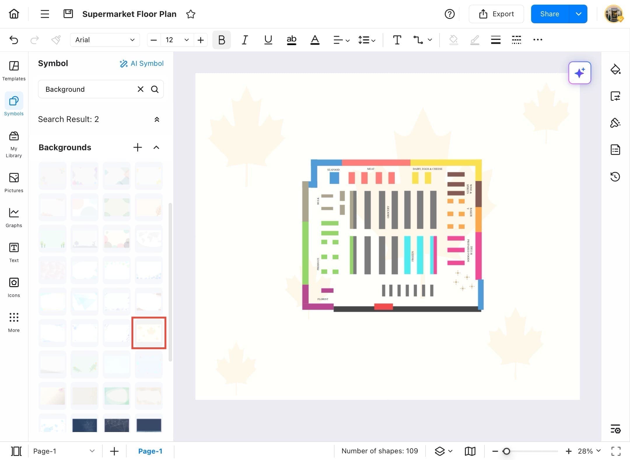 edrawmax background templates