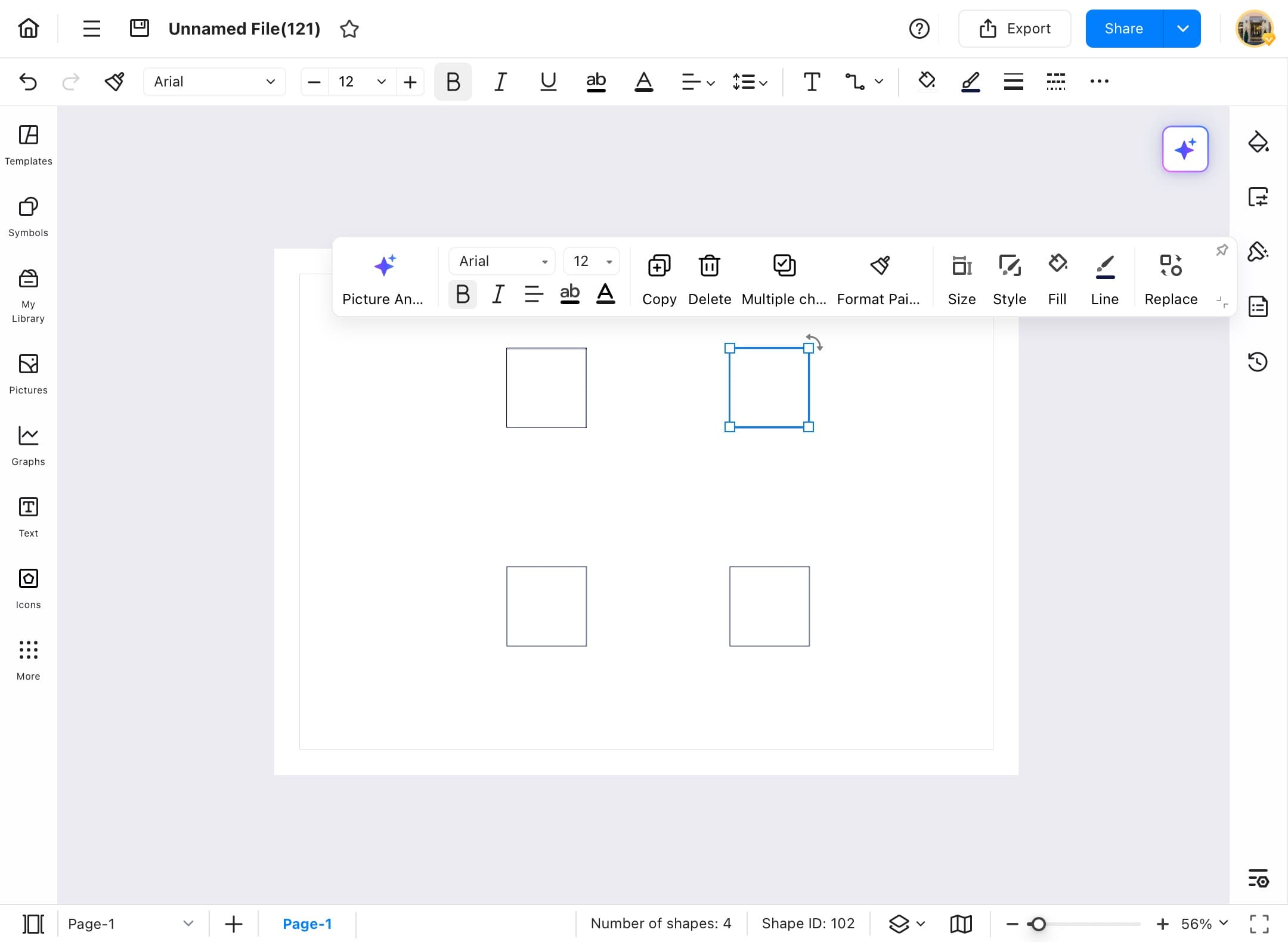 edrawmax create blank drawing