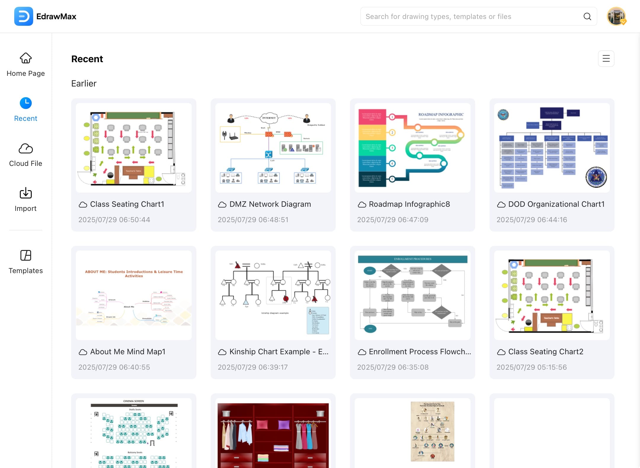 edrawmax autosave feature