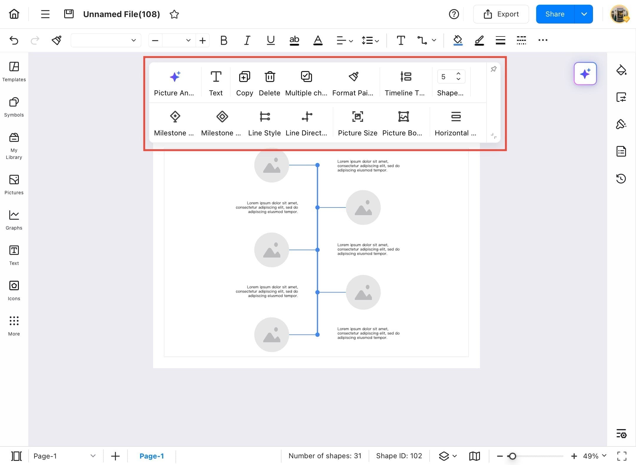 edrawmax customization toolbar