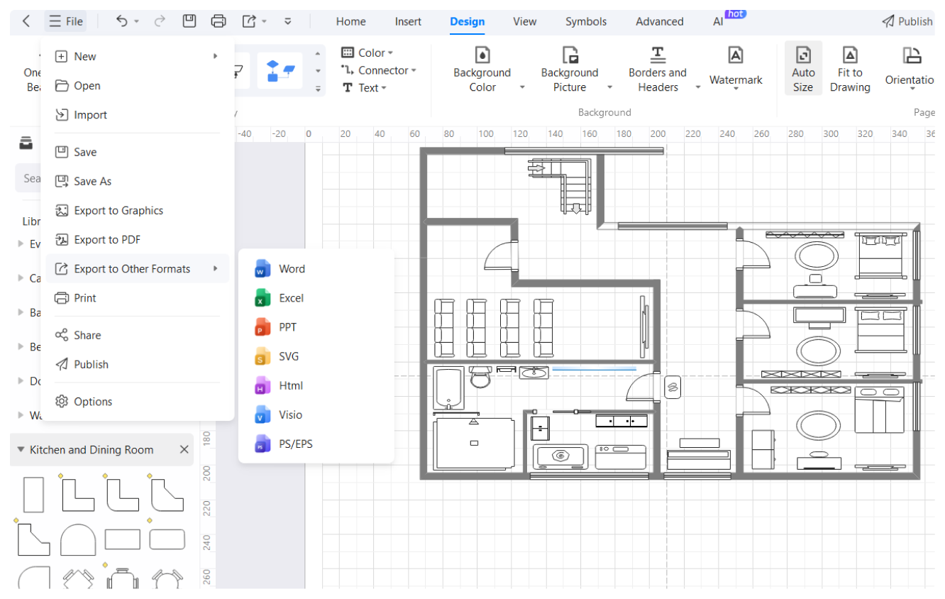 presentare e scaricare i diagrammi di architettura