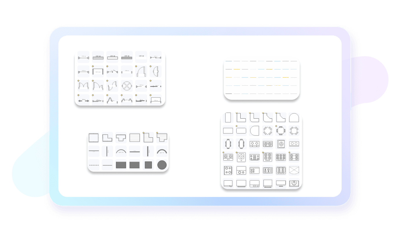3d furniture symbols library