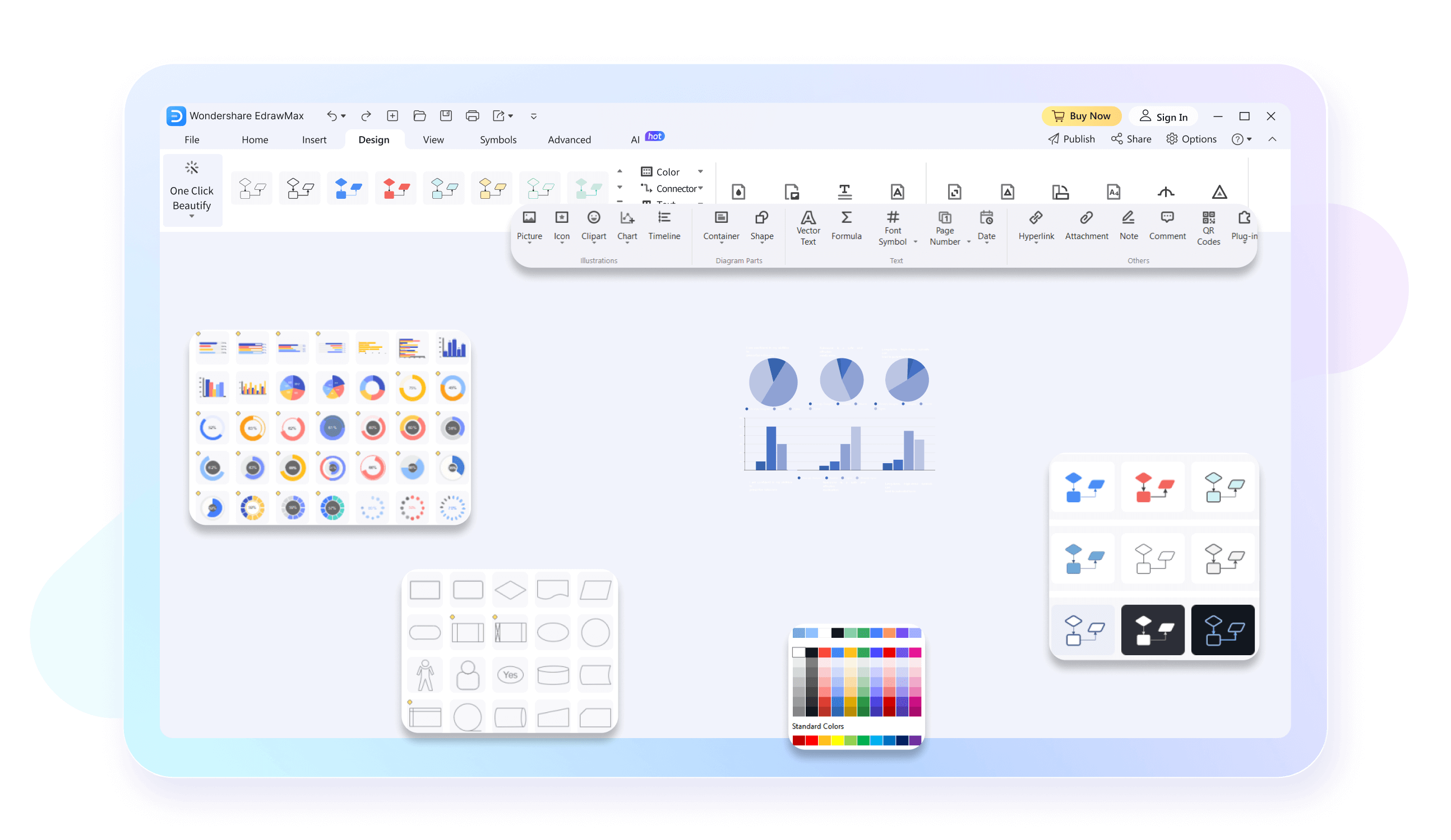 personalización del kit de edrawmax
